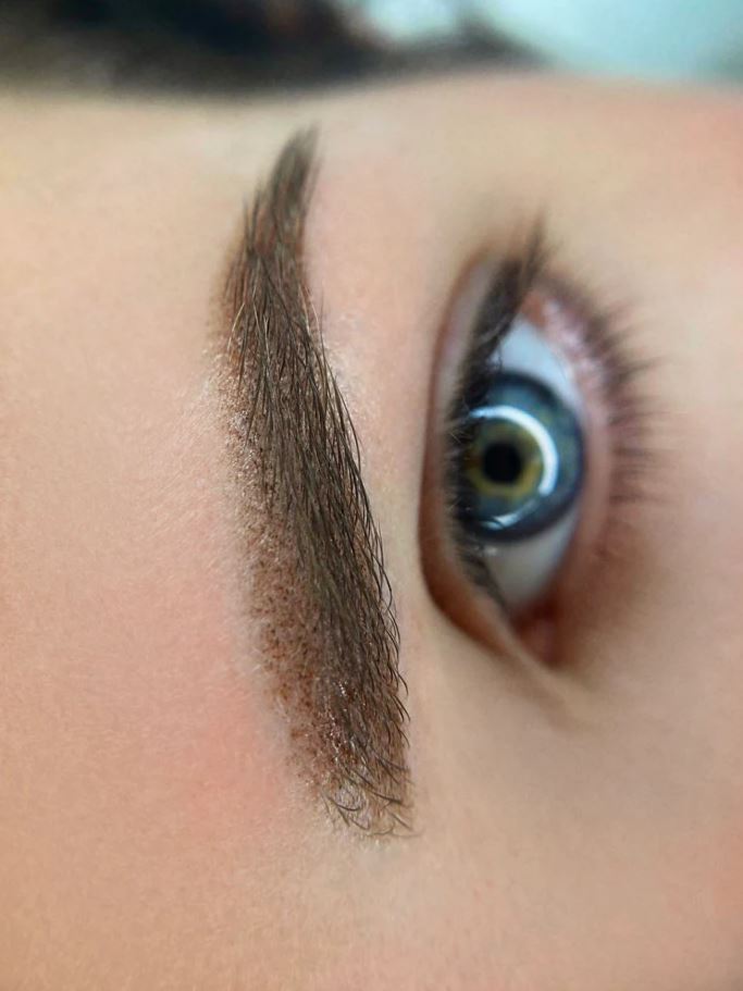 Permanent brow results at NDI Aesthetics in Kuils River, Cape Town