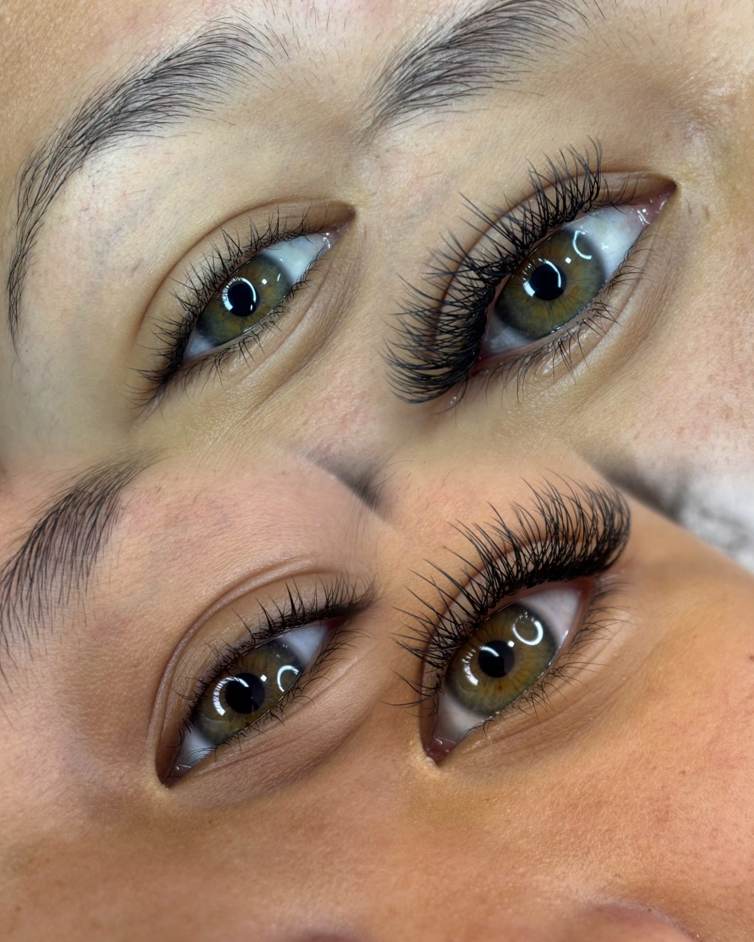 Hybrid lash extensions result by NDI Aesthetics Kuils River Cape Town