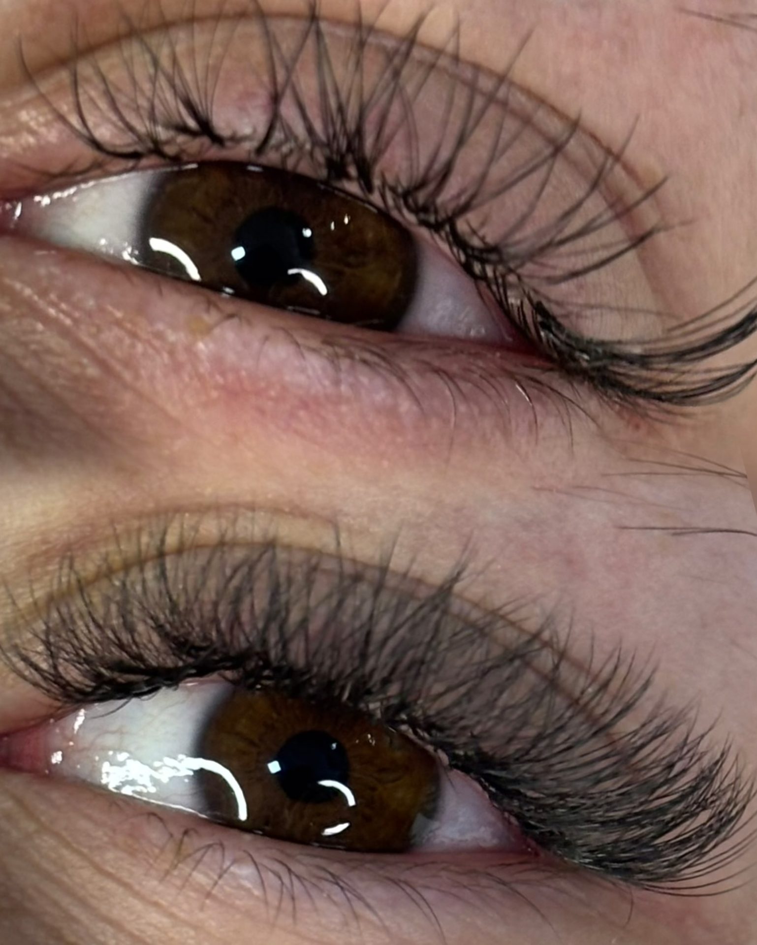 Wispy lash extensions result by NDI Aesthetics Kuils River