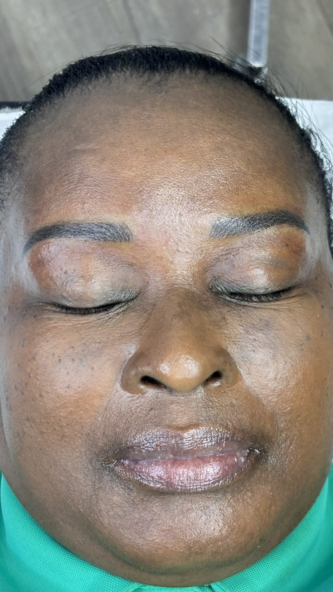 Combination brows permanent makeup result in Kuils River Cape Town